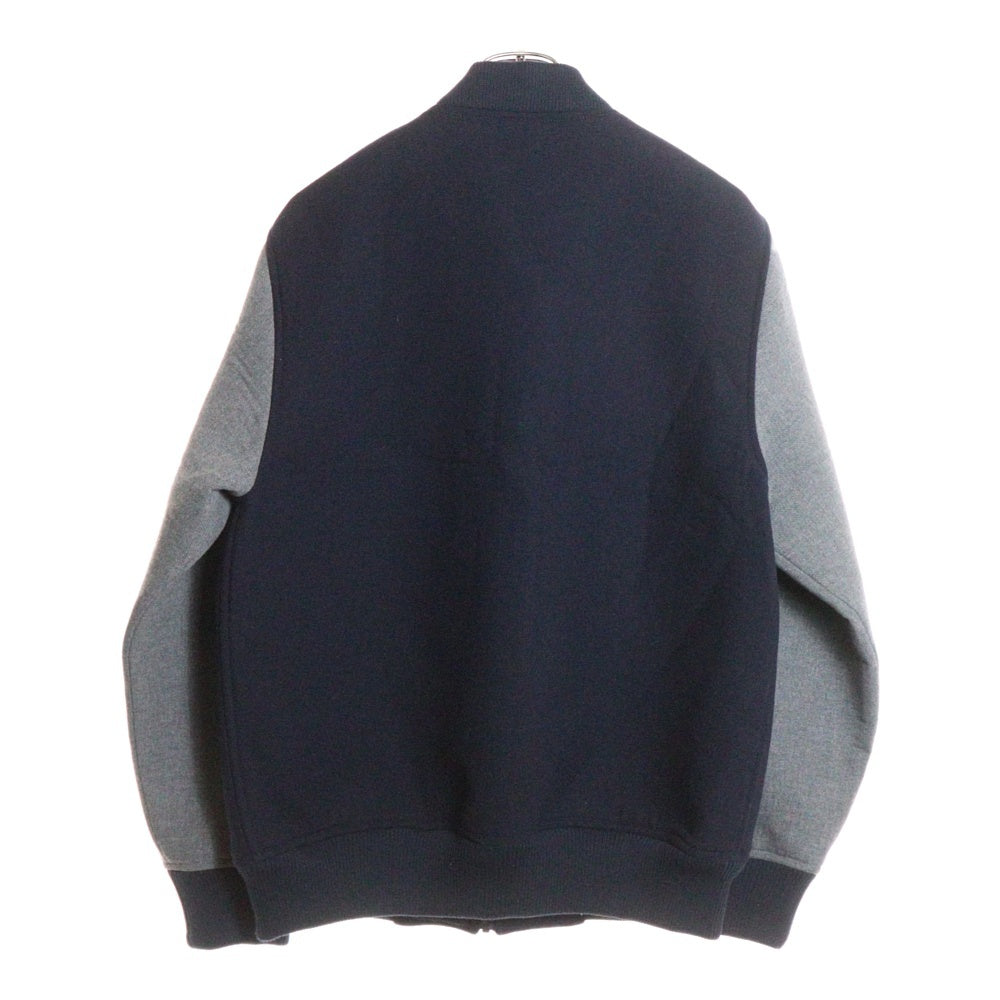 SATURDAYS NEW YORK CITY(サタデイズニューヨークシティ) 胸ロゴデザイン ダブルポケット ジップアップ スタジアムジャンパー ジャケット BBL-60050-B