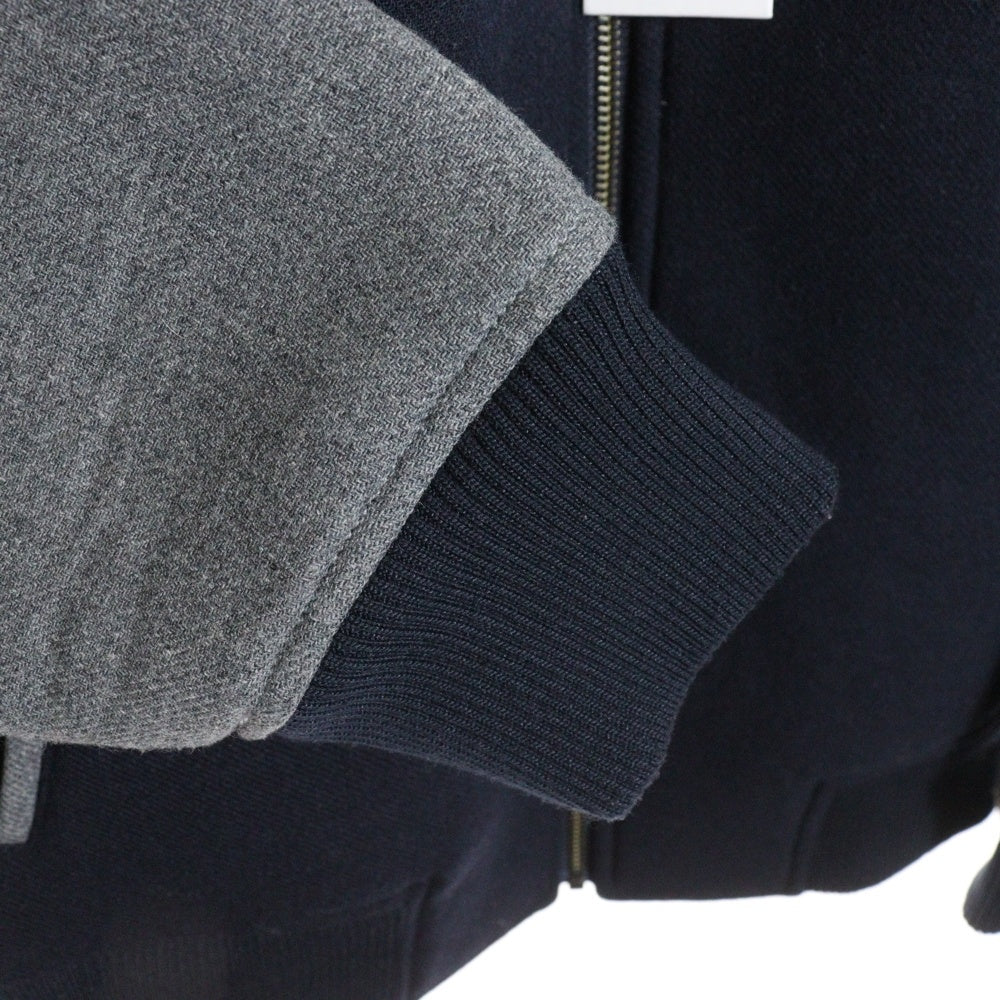 SATURDAYS NEW YORK CITY(サタデイズニューヨークシティ) 胸ロゴデザイン ダブルポケット ジップアップ スタジアムジャンパー ジャケット BBL-60050-B