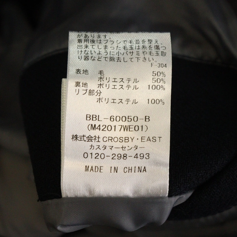 SATURDAYS NEW YORK CITY(サタデイズニューヨークシティ) 胸ロゴデザイン ダブルポケット ジップアップ スタジアムジャンパー ジャケット BBL-60050-B