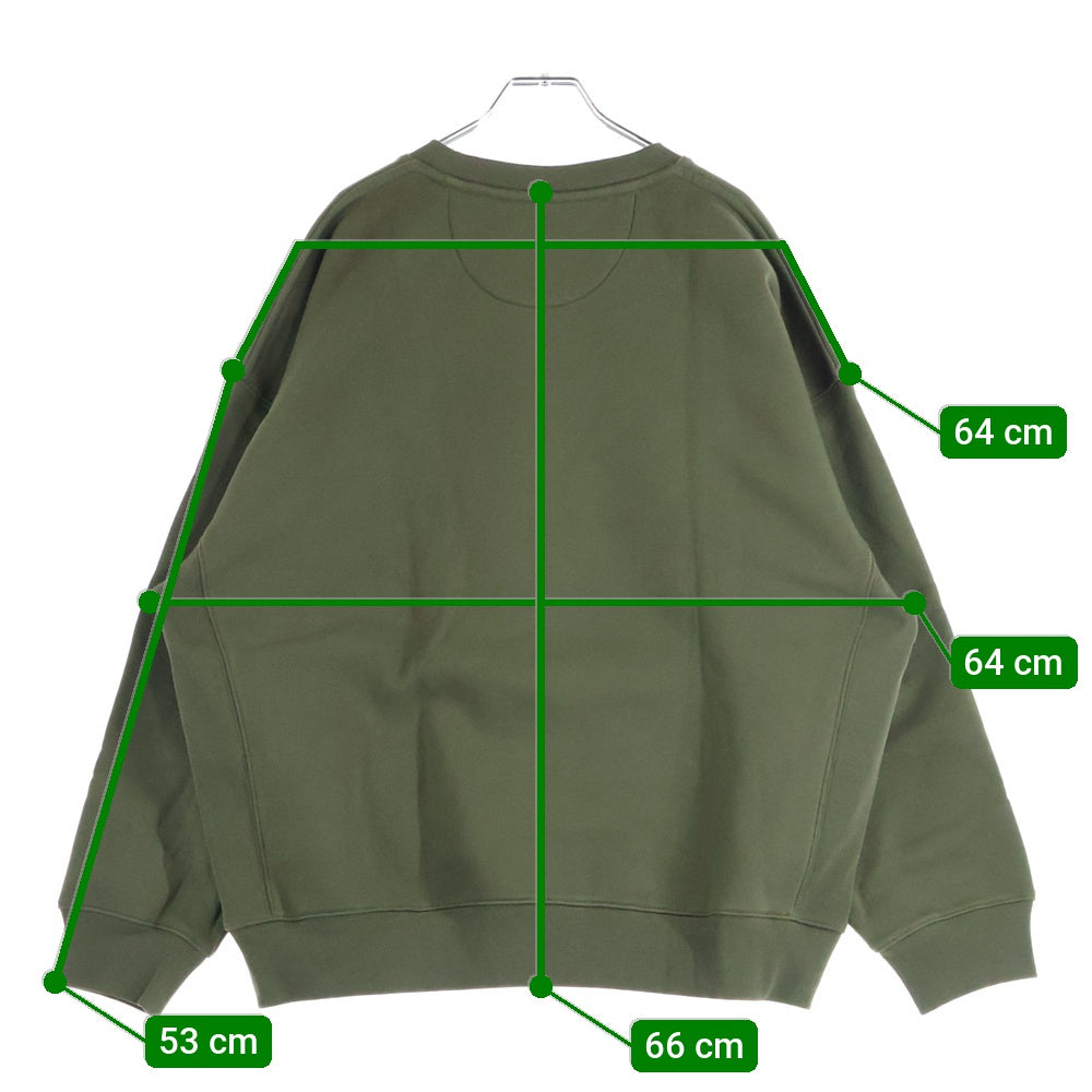 SATURDAYS NEW YORK CITY(サタデイズニューヨークシティ) フロントロゴエンブロイダリーデザイン クルーネック スウェット セーター