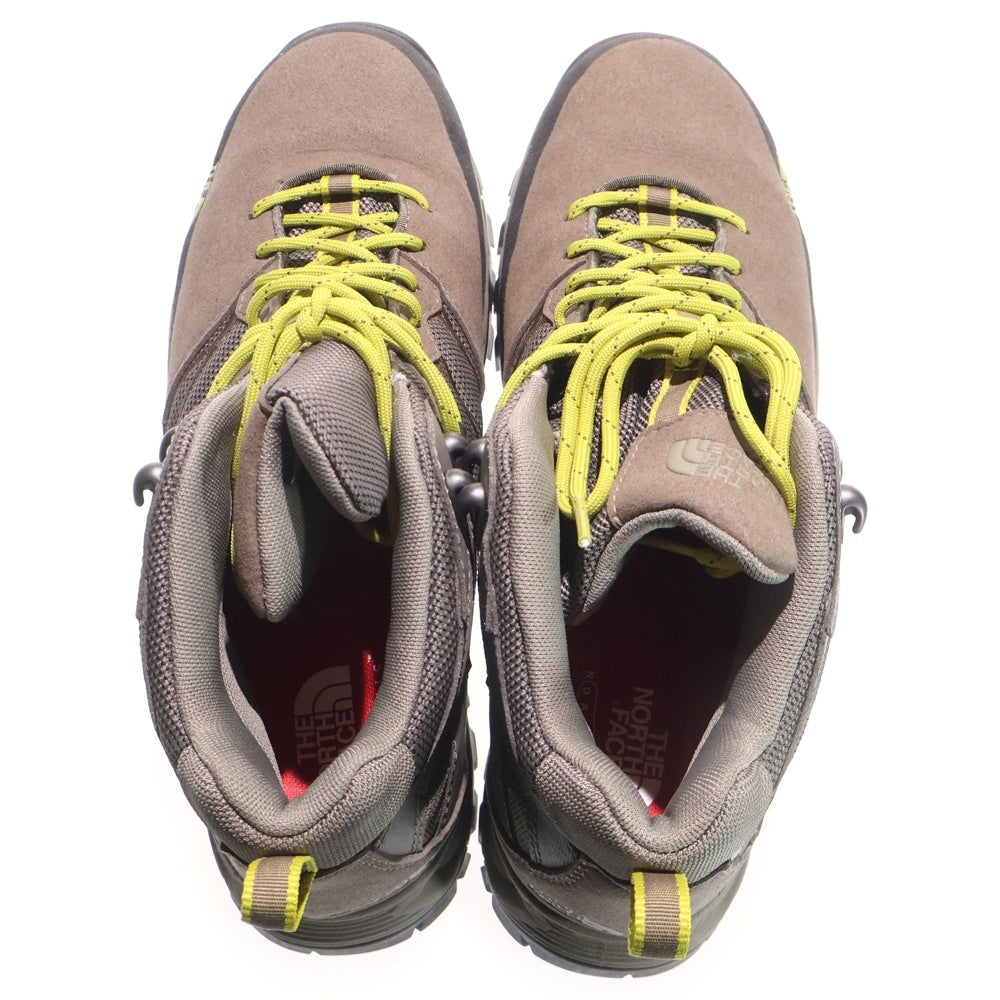 THE NORTH FACE(ザノースフェイス) TEMPEST MID WP テンペスト ロゴデザイン ビブラムソール ミッドカットスニーカー ブラウン US11/29cm NF01321