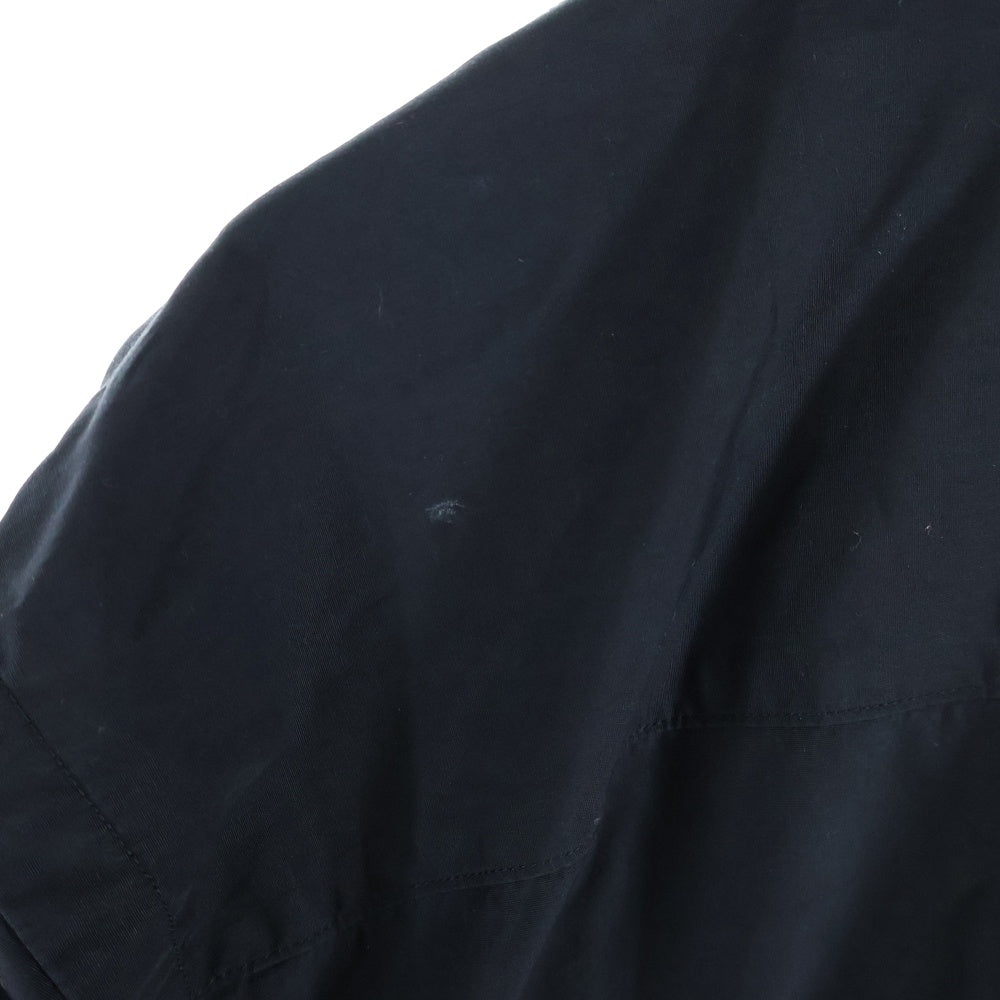 Sacai(サカイ) 23AW THOMAS MASON COTTON POPLIN L/S SHIRT トーマス メイソン コットン ポップリン ロングスリーブ ジップアップシャツ ブラック 23-03171M