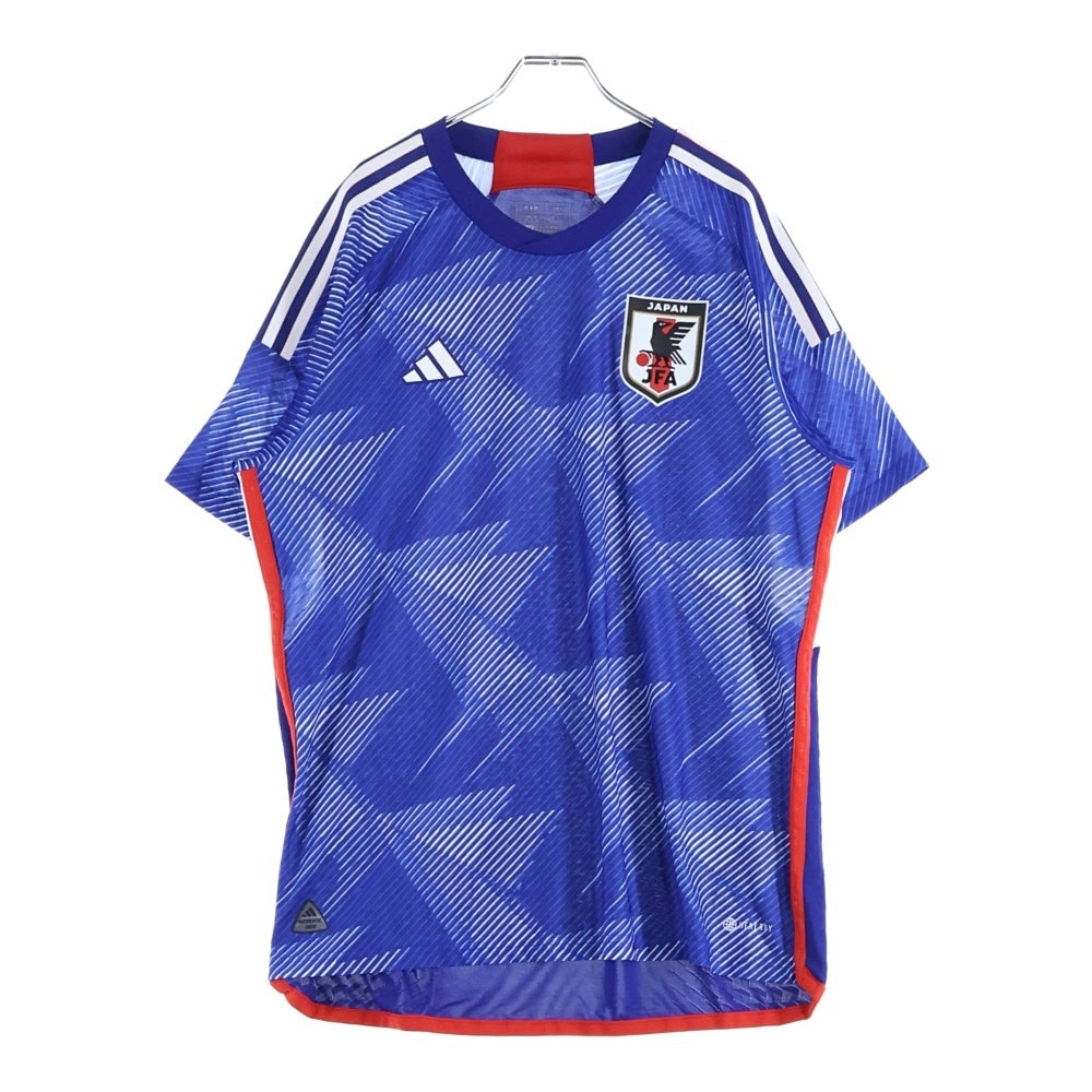adidas(アディダス) JFA 日本代表 2022 サッカーユニフォーム 半袖フットボールシャツ ブルー