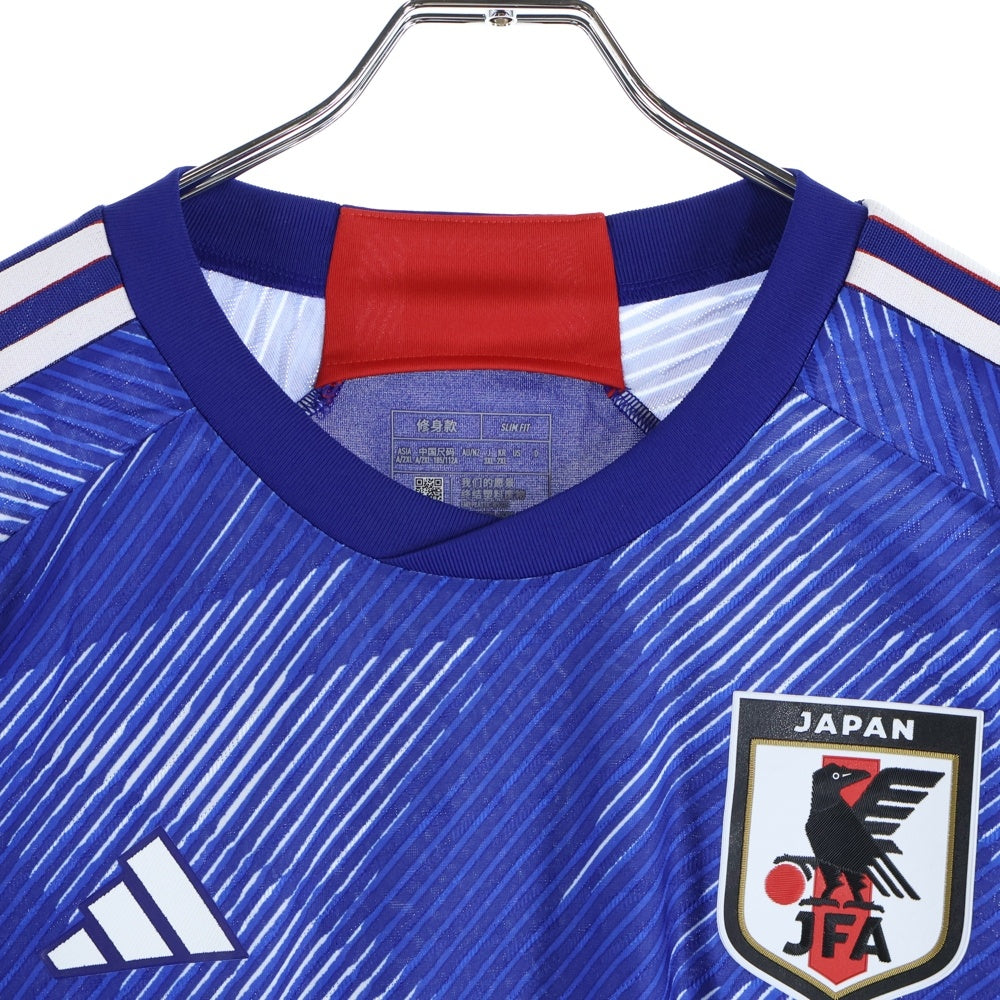 adidas(アディダス) JFA 日本代表 2022 サッカーユニフォーム 半袖フットボールシャツ ブルー