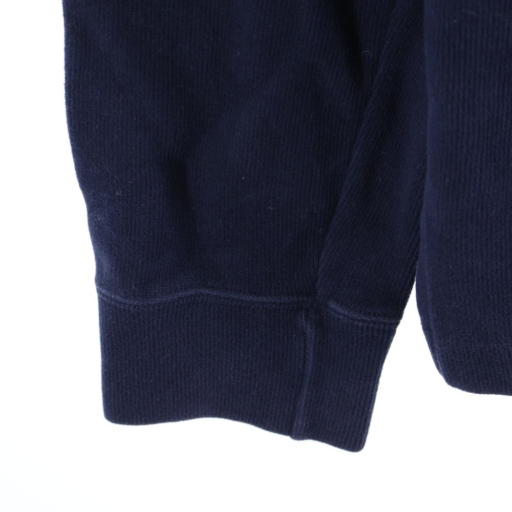 POLO RALPH LAUREN(ポロラルフローレン) 胸ロゴ刺繍 ハーフジップスウェットトレーナー ネイビー