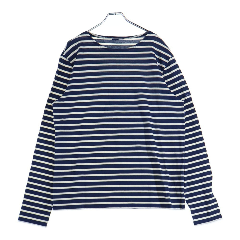 SAINT JAMES(セントジェームス) ボーダーTシャツ 長袖クルーネックカットソー ネイビー/ホワイト