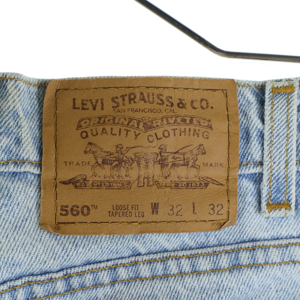 Levi's(リーバイス) 90S VINTAGE 42560-0234 560 RELAX-FIT ヴィンテージ ボタン裏647 オレンジタブ メキシコ製 ジップフライデニムパンツ インディゴ