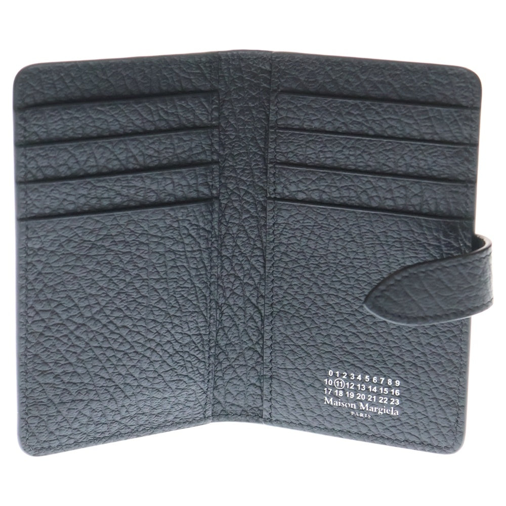 Maison Martin Margiela(メゾンマルタンマルジェラ) 4ステッチ レザーカードケース 財布 ブラック SA2VX0004 P4455