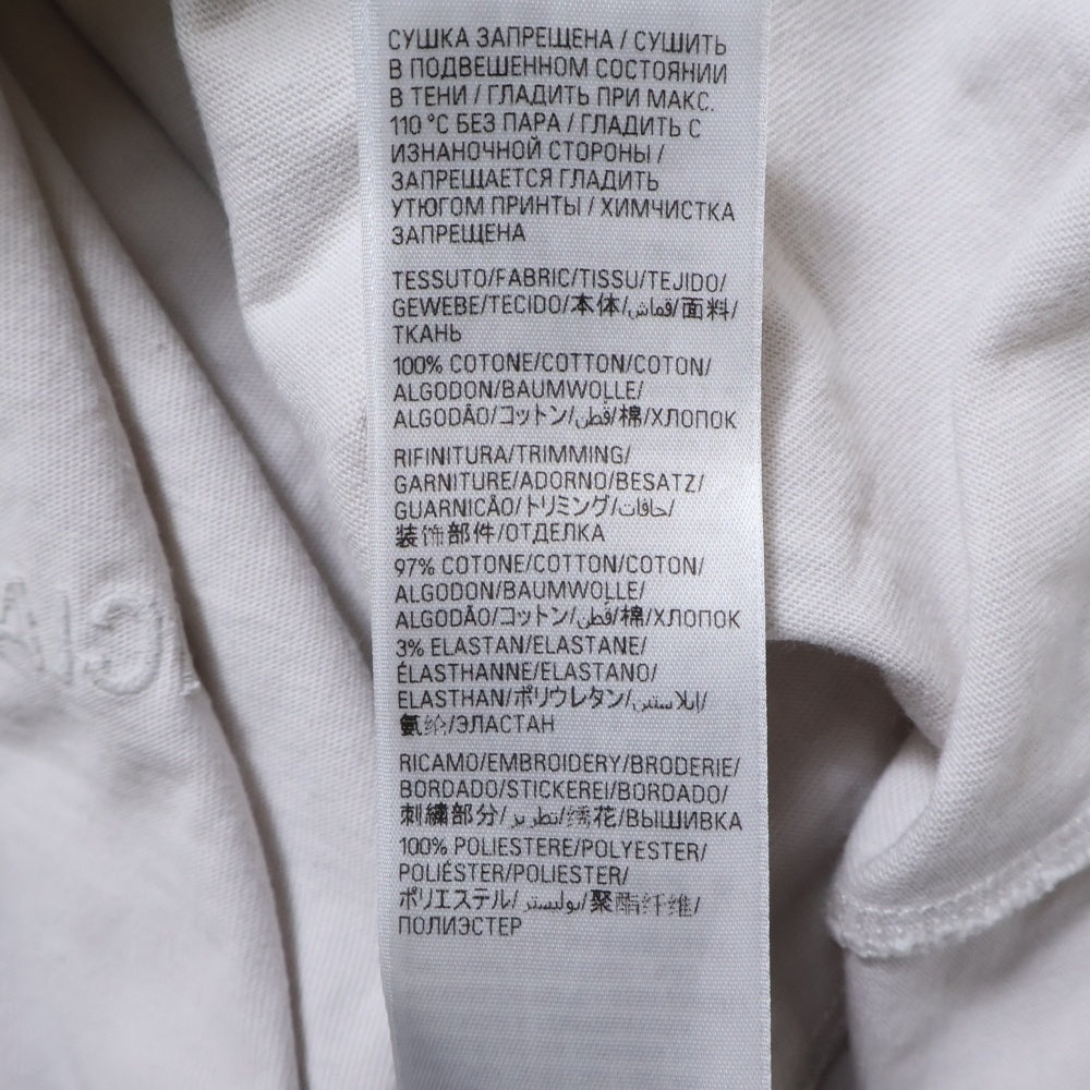 BALENCIAGA(バレンシアガ) 24SS PARIS LIBERTY パリリバティー ダメージ加工 クルーネック半袖Tシャツ カットソー ホワイト 764235 TQVR9