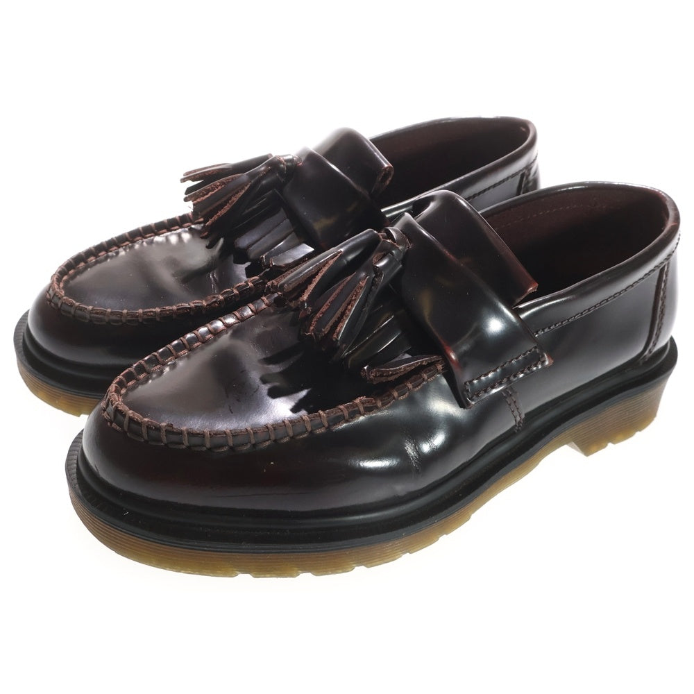 Dr.Martens(ドクターマーチン) ADRIAN エイドリアン レザー タッセル ローファー ドレスシューズ ボルドー レディース