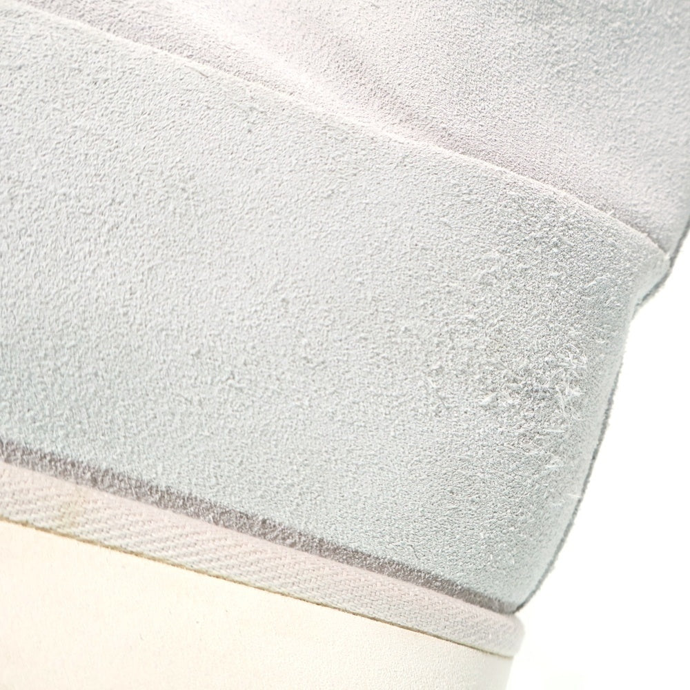 MM6 Maison Margiela(エムエムシックスメゾンマルジェラ) 22AW スエード ムートン レザー ボアライニング ロングブーツ パステルブルー S59WW0100