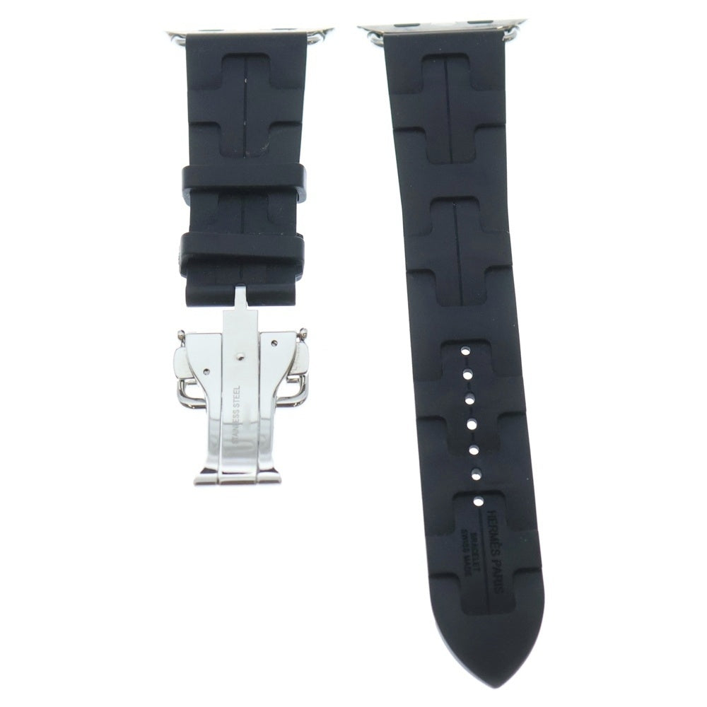 HERMES(エルメス) APPLE WATCH 45mm KILIM BAND アップルウォッチ シンプルトゥール キリムバンド ブラック/シルバー MTHX3FE/A