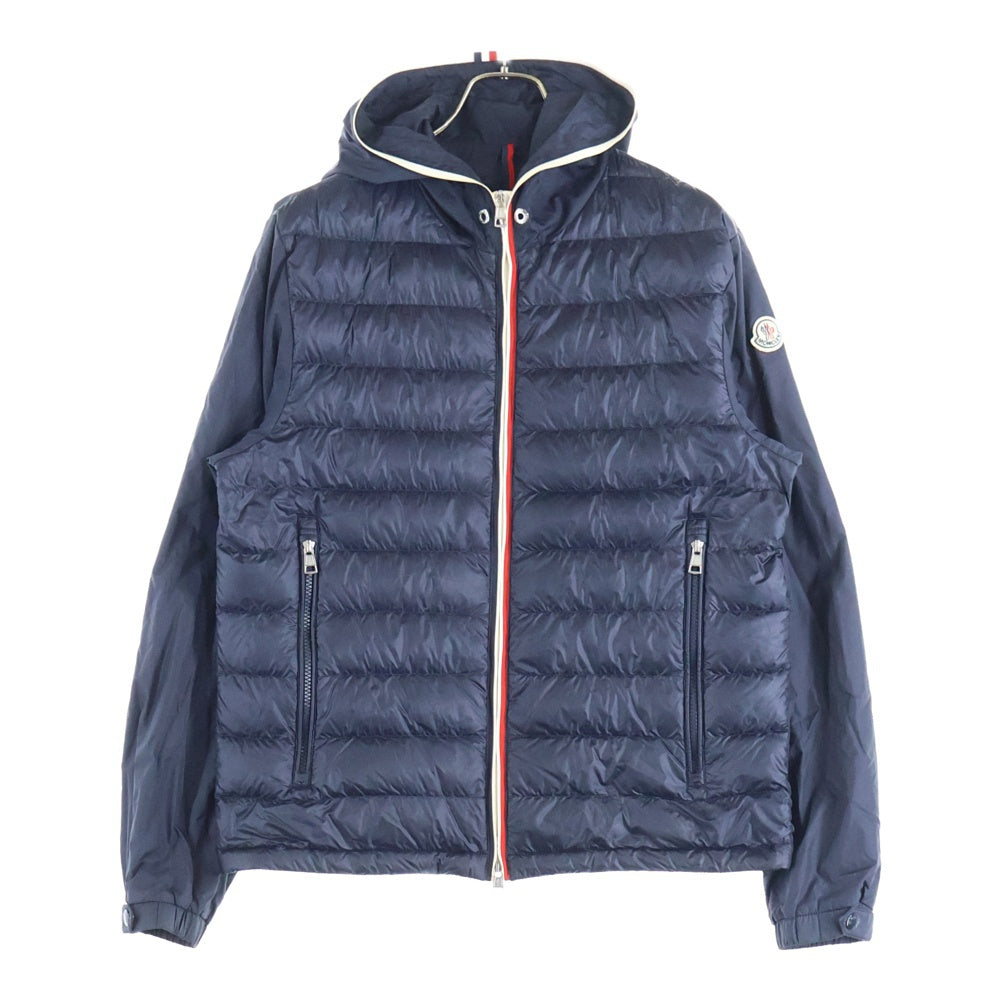 MONCLER(モンクレール) 19AW ALAVOINE アラヴォン アームロゴデザイン ジップアップ ダウンジャケット ネイビー E10914030485