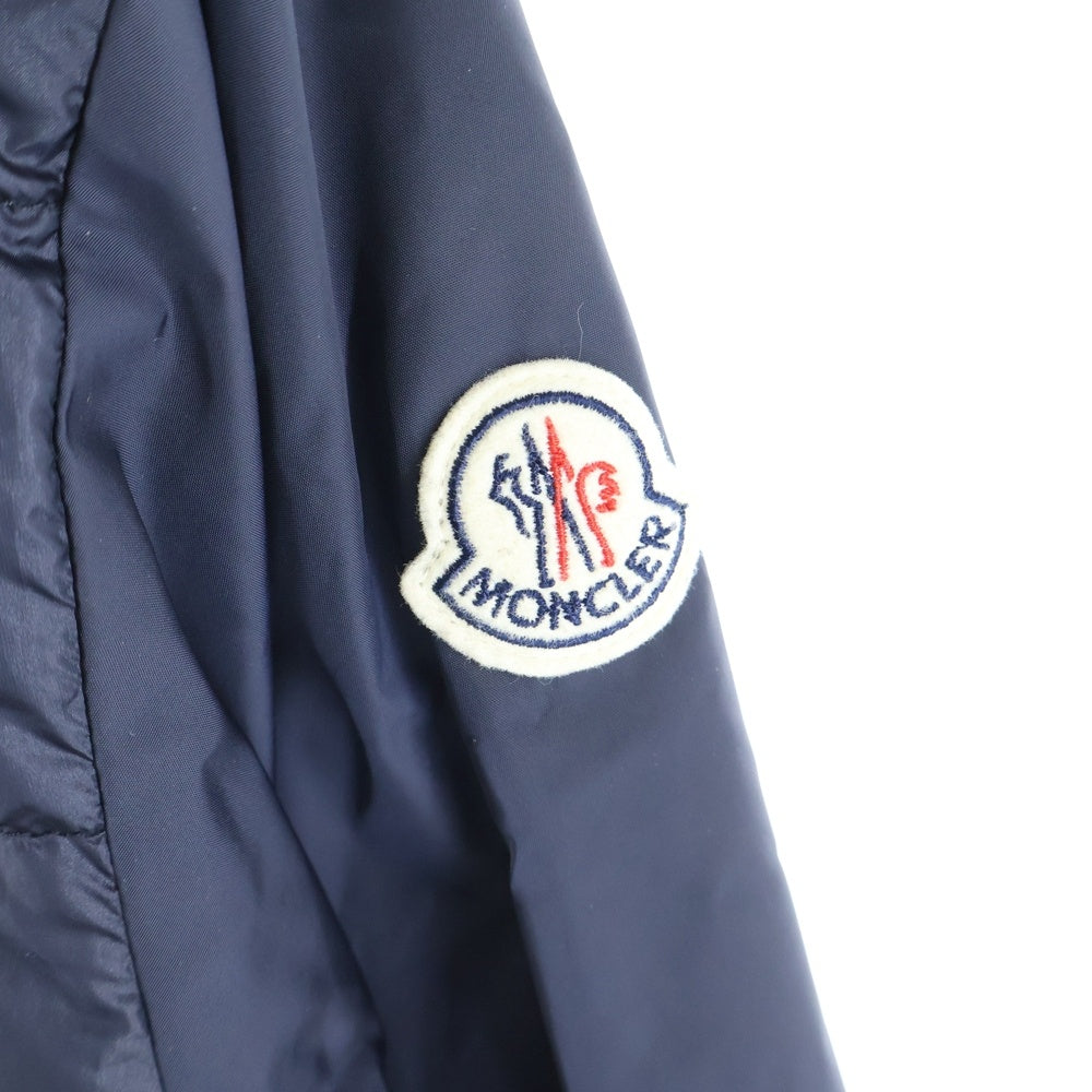 MONCLER(モンクレール) 19AW ALAVOINE アラヴォン アームロゴデザイン ジップアップ ダウンジャケット ネイビー E10914030485