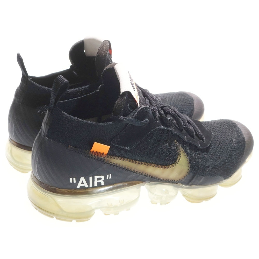 NIKE(ナイキ) ×OFF-WHITE THE 10 AIR VAPORMAX FK オフホワイト ザテン エアヴェイパーマックス ローカットスニーカー ブラック US7.5/25.5cm AA3831-002