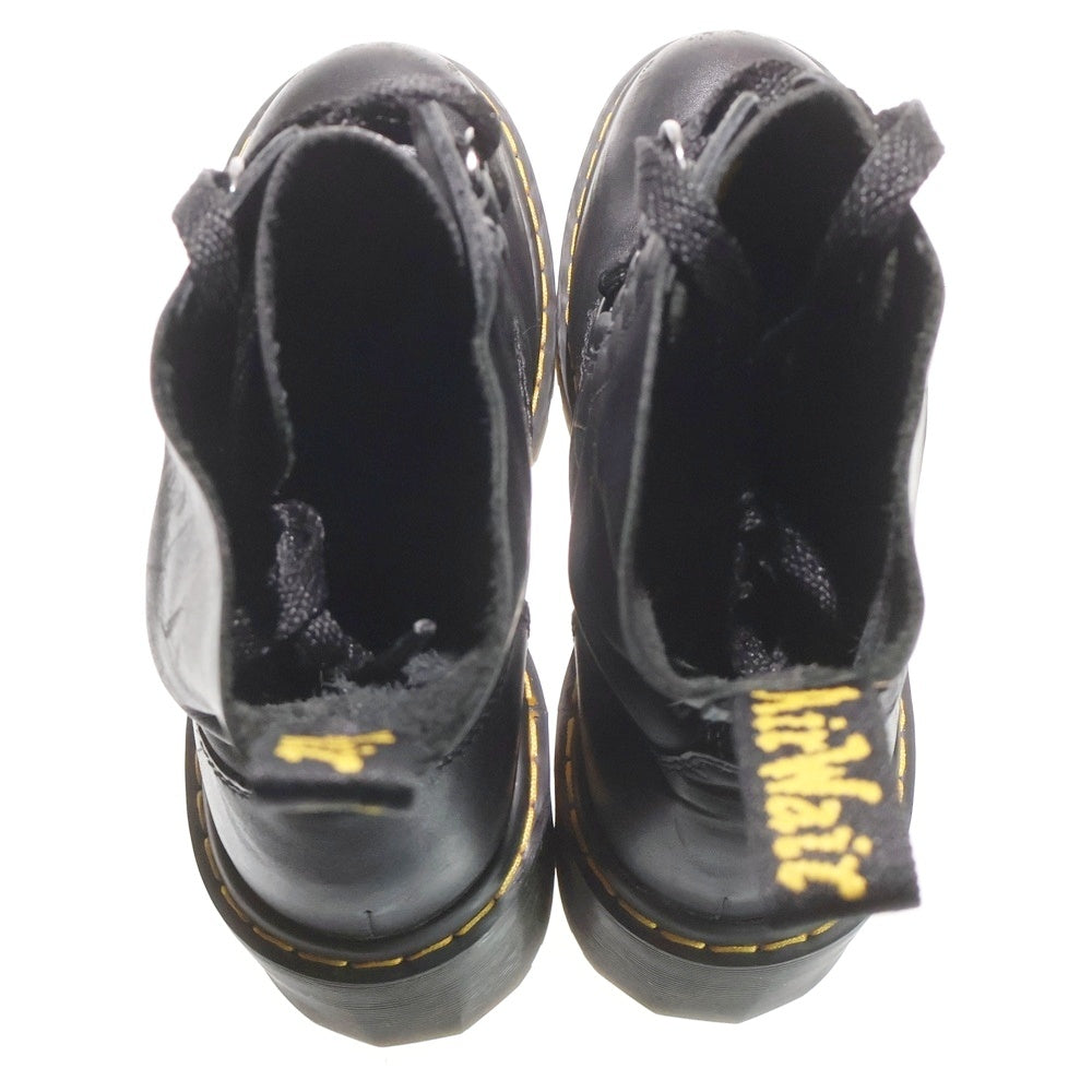 Dr.Martens(ドクターマーチン) CHESNEY チェズニー 8ホール レザー ハイヒール ロングブーツ レディース ブラック 26701001