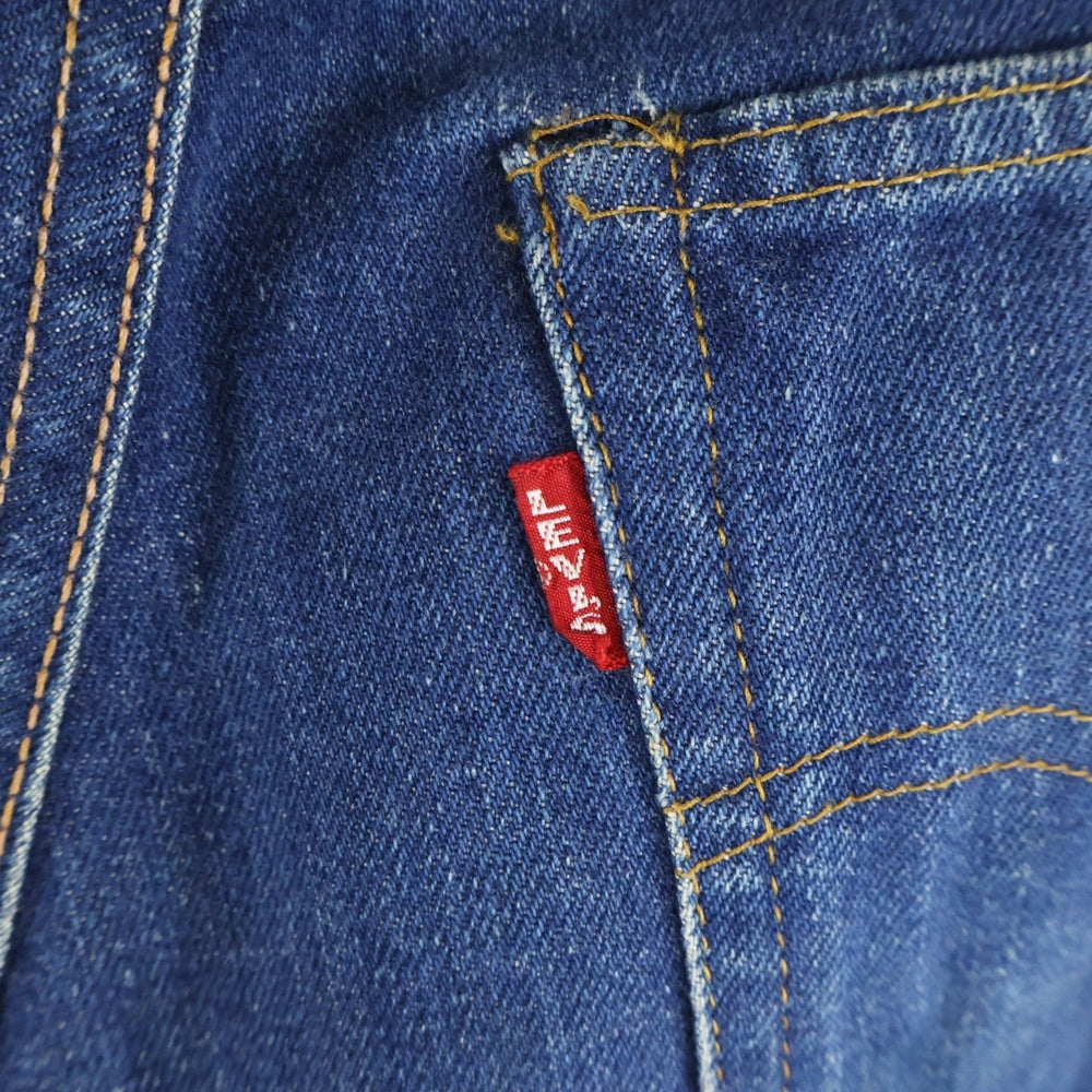 Levi's(リーバイス) 60S-70S VINTAGE 501 BIG E 後期 ボタン裏6 平行ステッチ 紙パッチ ヴィンテージ ボタンフライ デニムパンツ インディゴ