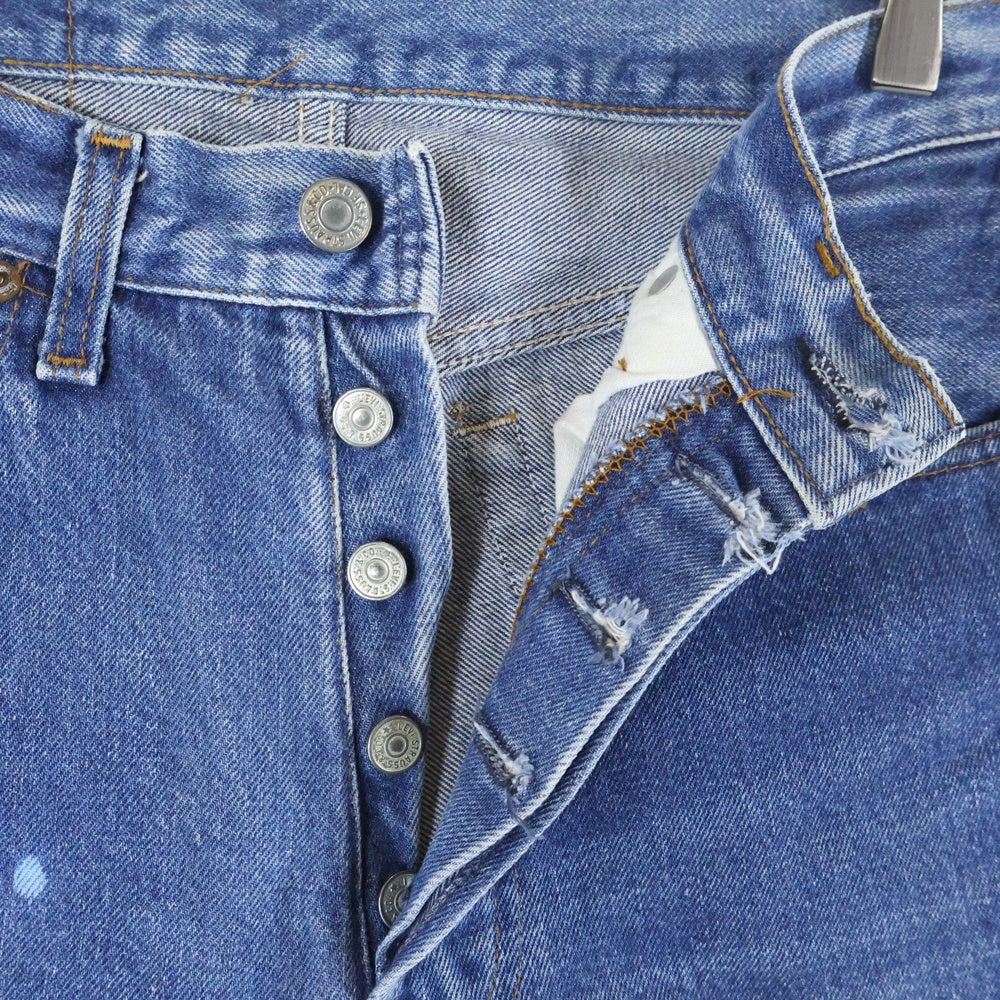 Levi's(リーバイス) 90S VINTAGE 501 ボタン裏555 バレンシア工場 セルビッチ ボタンフライ ヴィンテージ デニムパンツ インディゴ