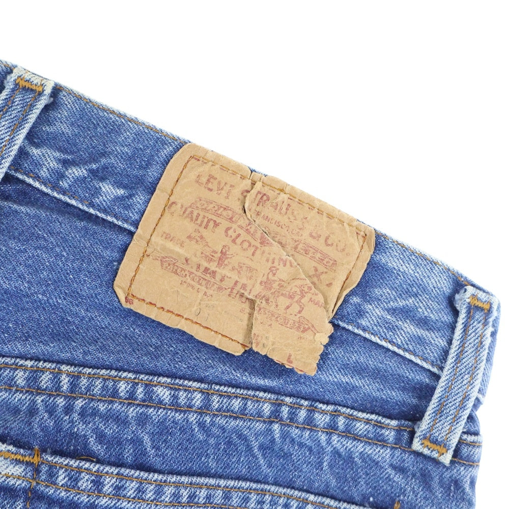 Levi's(リーバイス) 90S VINTAGE 501 ボタン裏555 バレンシア工場 セルビッチ ボタンフライ ヴィンテージ デニムパンツ インディゴ