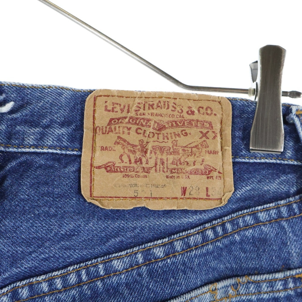 Levi's(リーバイス) 90S VINTAGE 501 ボタン裏555 バレンシア工場 セルビッチ ボタンフライ ヴィンテージ デニムパンツ インディゴ