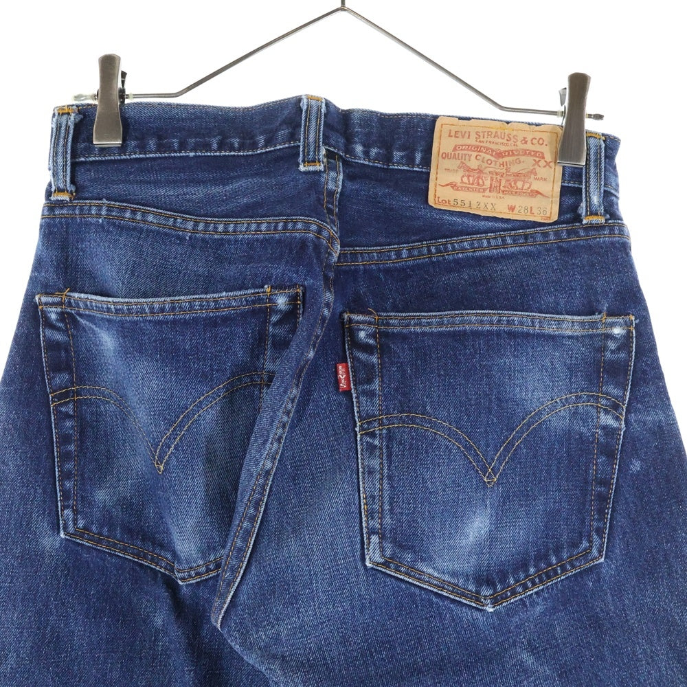 Levi's(リーバイス) 90S VINATGE 551ZXX ボタン裏555 バレンシア工場 ジップフライ ヴィンテージ デニムパンツ インディゴ 551-0006