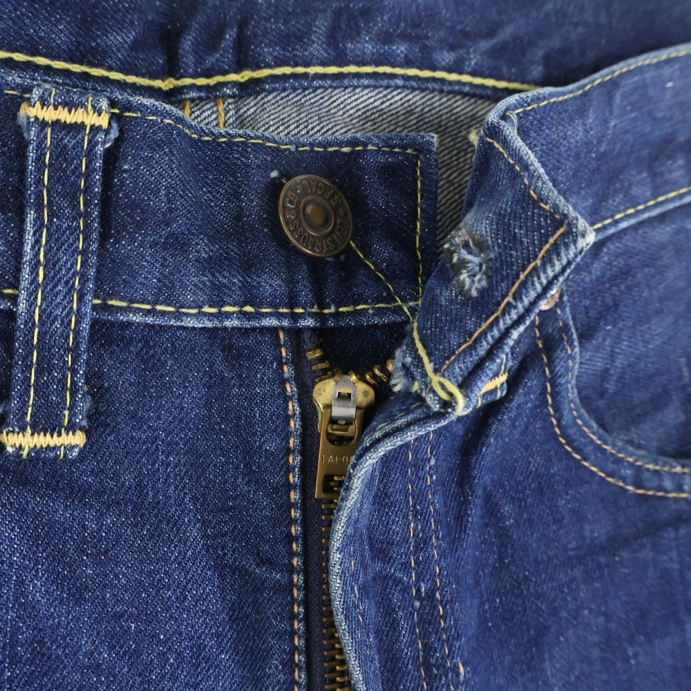 Levi's(リーバイス) 60S VINTAGE 554ZXX ボタン裏E ギャラ無し紙パッチ TALON ZIP BIG E 隠しリベット Vステッチ ヴィンテージ ジップフライ デニムパンツ インディゴ