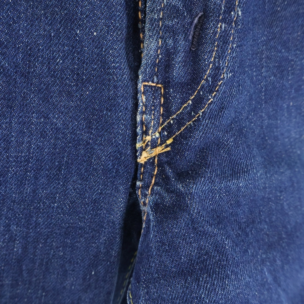 Levi's(リーバイス) 60S VINTAGE 554ZXX ボタン裏E ギャラ無し紙パッチ TALON ZIP BIG E 隠しリベット Vステッチ ヴィンテージ ジップフライ デニムパンツ インディゴ