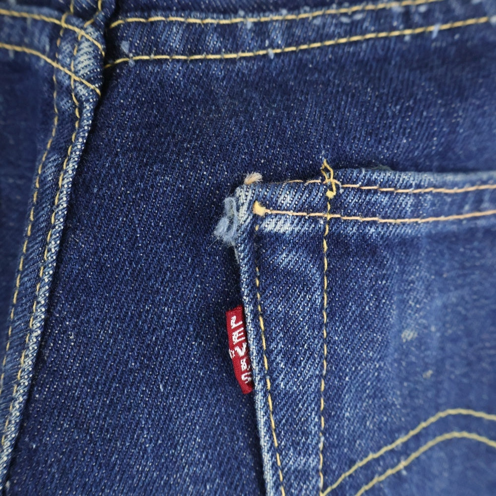 Levi's(リーバイス) 60S VINTAGE 554ZXX ボタン裏E ギャラ無し紙パッチ TALON ZIP BIG E 隠しリベット Vステッチ ヴィンテージ ジップフライ デニムパンツ インディゴ