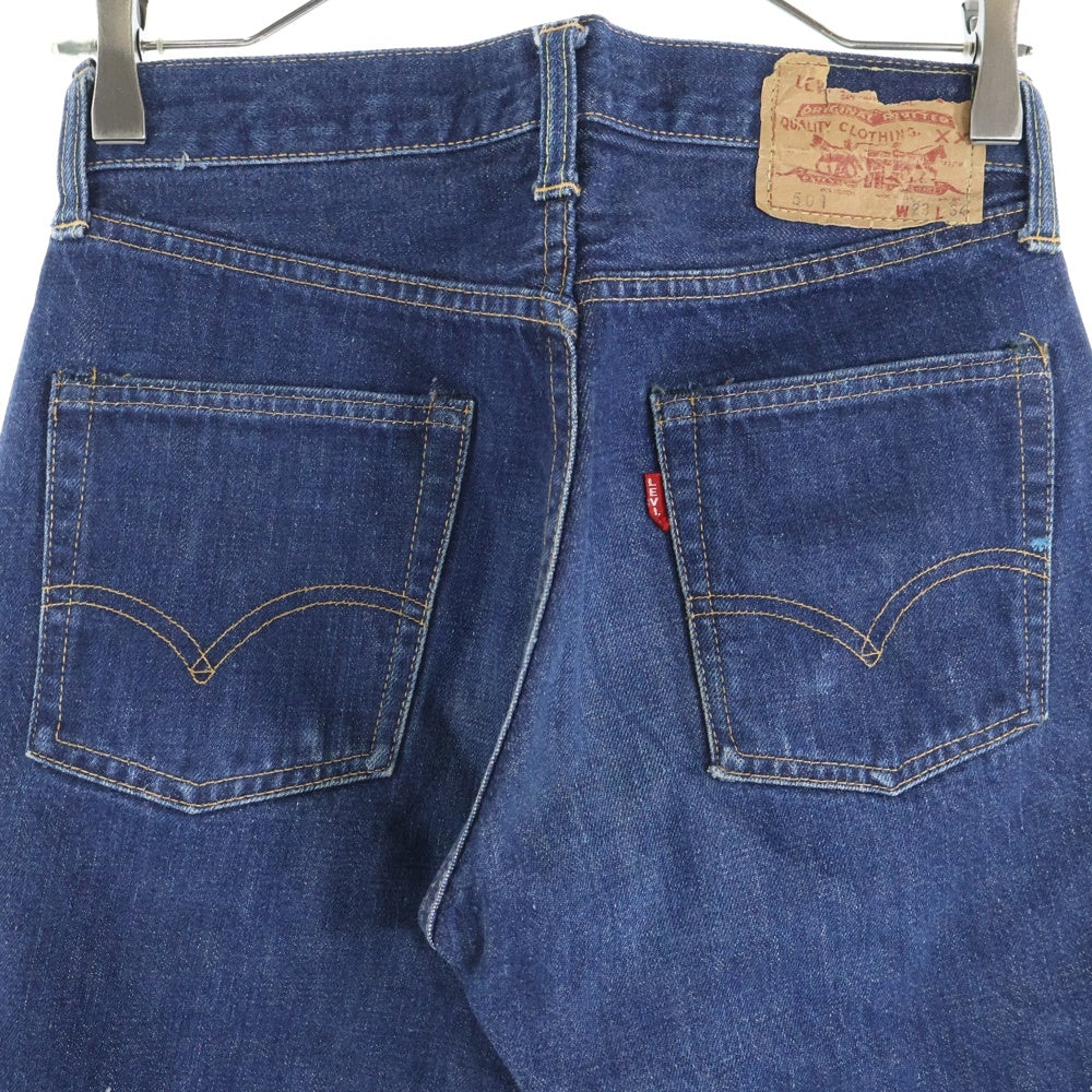 Levi's(リーバイス) 60S-70S VINTAGE 501 BIG E 後期 ボタン裏8 平行ステッチ 紙パッチ ヴィンテージ ボタンフライ デニムパンツ インディゴ