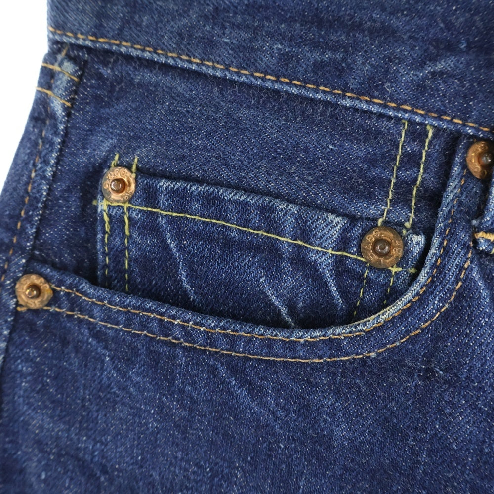 Levi's(リーバイス) 60S-70S VINTAGE 501 BIG E 後期 ボタン裏8 平行ステッチ 紙パッチ ヴィンテージ ボタンフライ デニムパンツ インディゴ