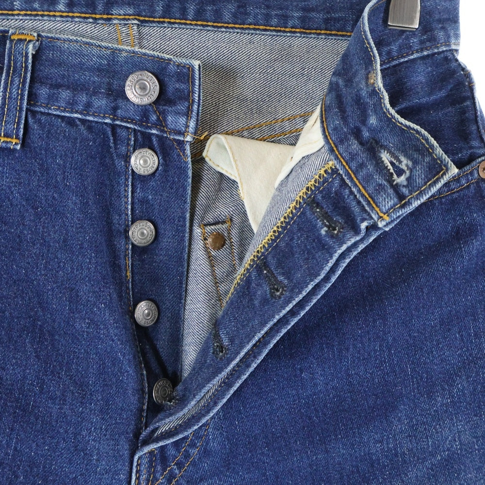 Levi's(リーバイス) 90S VINTAGE 501 ボタン裏555 バレンシア工場 ボタンフライ ヴィンテージ デニムパンツ インディゴ 501-0004
