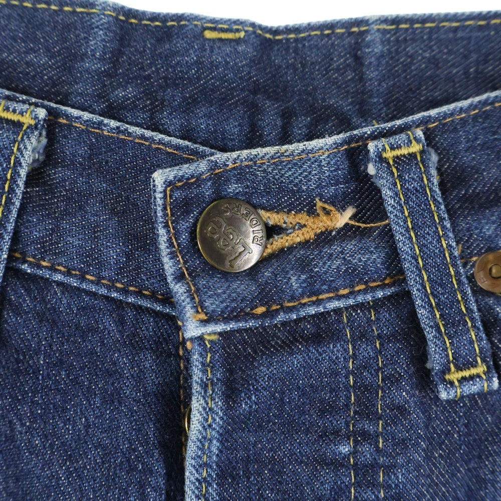 LEE(リー) 101 黒タグ 復刻 日本製 ストレート ボタンフライ デニムパンツ インディゴ