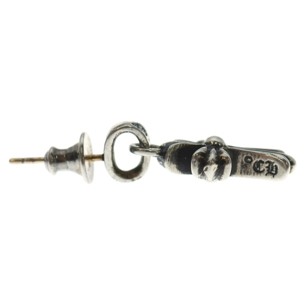 CHROME HEARTS(クロムハーツ) BBY F PPRCHN ベイビーファットクロス ドロップピアス シルバー BCA090