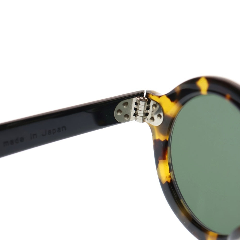 JULIUS TART OPTICAL(ジュリアス タートオプティカル) T-ROUND ラウンドフレーム サングラス 眼鏡 イエロー/ブラック レディース