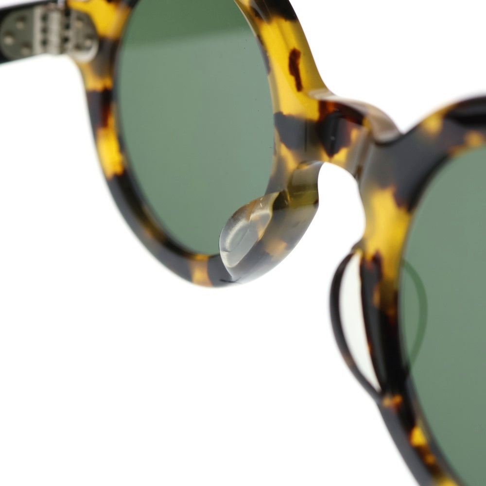 JULIUS TART OPTICAL(ジュリアス タートオプティカル) T-ROUND ラウンドフレーム サングラス 眼鏡 イエロー/ブラック レディース