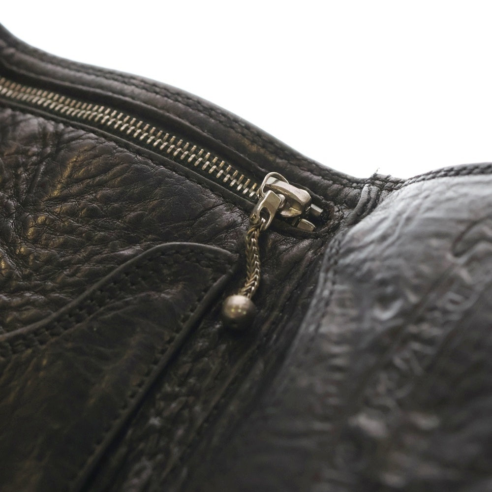 CHROME HEARTS(クロムハーツ) 3FOLD 3フォールド クロスボールボタン レザーウォレット 財布 ブラック BCA364