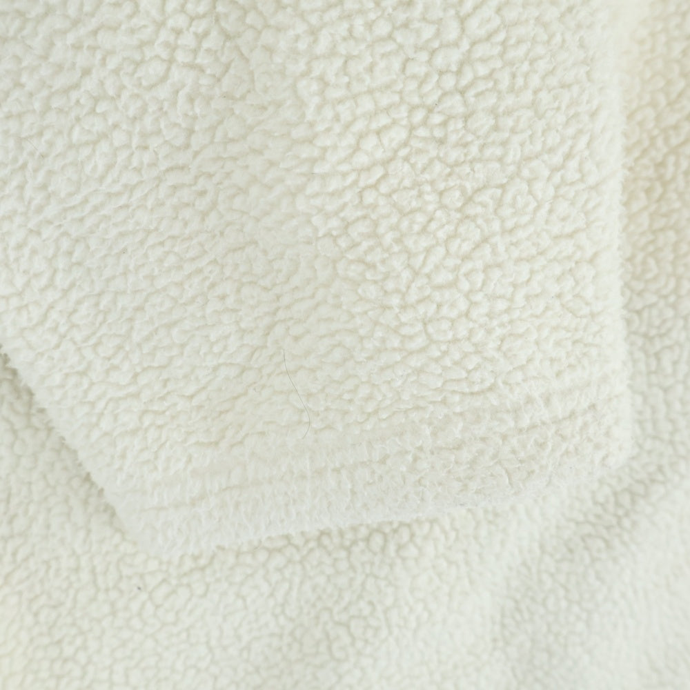 THE NORTH FACE(ザノースフェイス) SHERPA TECH L/S SNAP TEE 両面ロゴ ハーフスナップボタン ボアフリースジャケット アイボリー/イエロー NT7LL54B