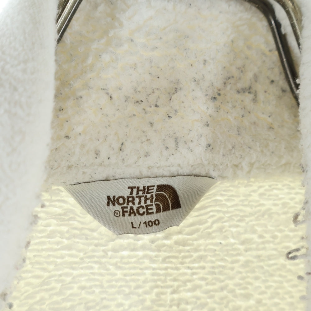 THE NORTH FACE(ザノースフェイス) 両面ロゴエンブロイダリー ジップアップ フリースジャケット ホワイト 1073L04