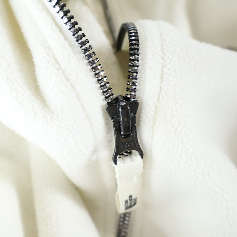 THE NORTH FACE(ザノースフェイス) 両面ロゴエンブロイダリー ジップアップ フリースジャケット ホワイト 1073L04