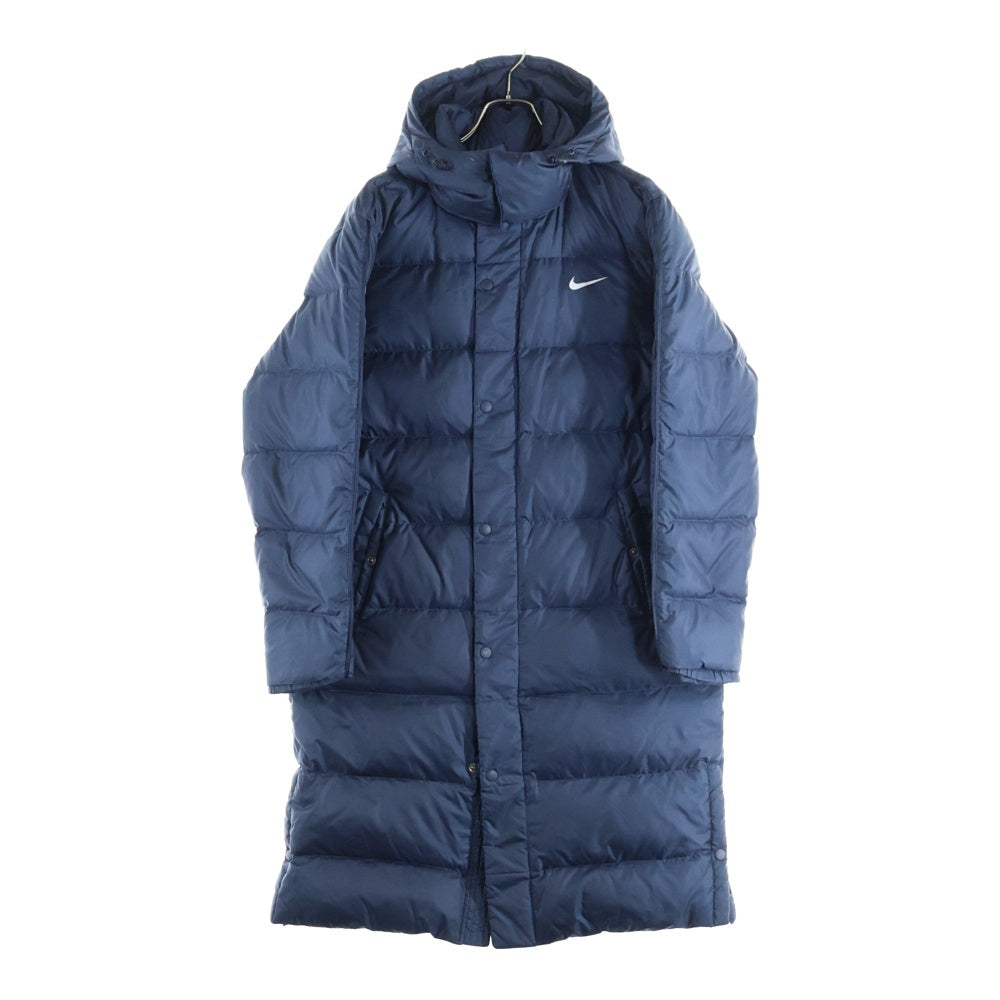 NIKE(ナイキ) フロントロゴ フーデッド 中綿ダウンジャケット ネイビー HO130509QVE