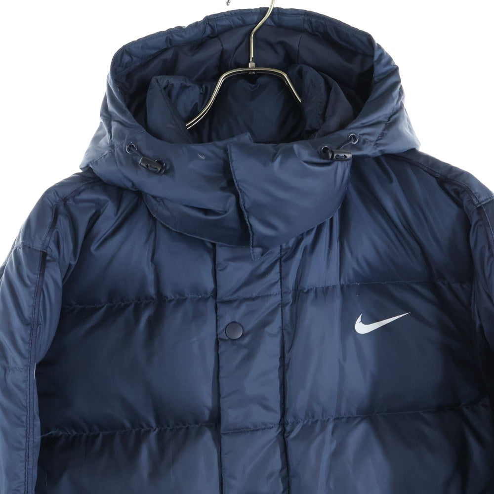 NIKE(ナイキ) フロントロゴ フーデッド 中綿ダウンジャケット ネイビー HO130509QVE