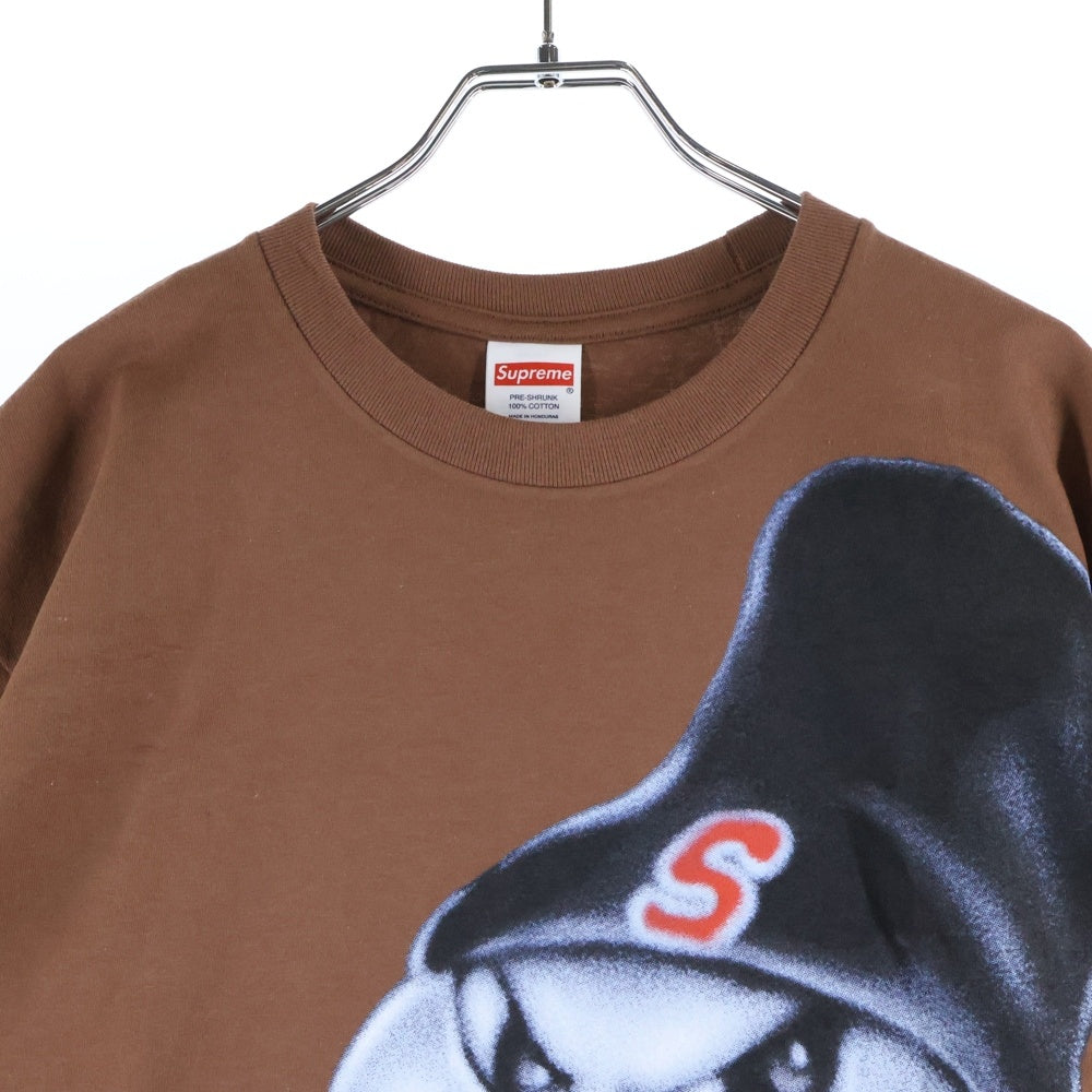 SUPREME(シュプリーム) 25AW Snowman Tee スノーマンプリント クルーネック半袖Tシャツ カットソー ブラウン