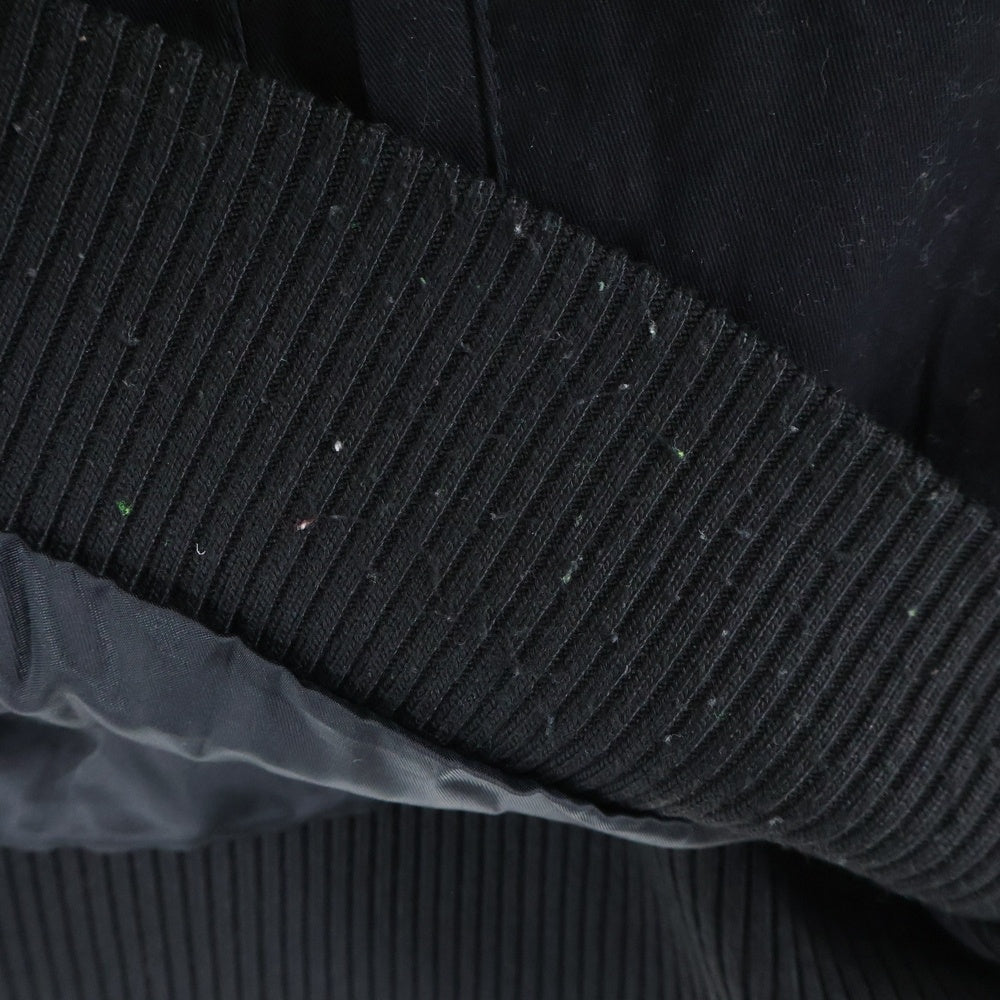 glamb(グラム) アームナイロン ワッペン付きジャケット スタジャン ブラック GB0122