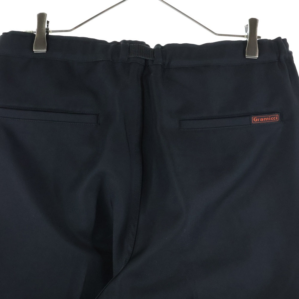 nonnative(ノンネイティブ) ×GRAMICCI WALKER ANKLE CUT EASY SLACKS POLY TWILL グラミチ ウォーカーアンクルカット ポリツイル イージースラックスパンツ ブラック NN-P3988