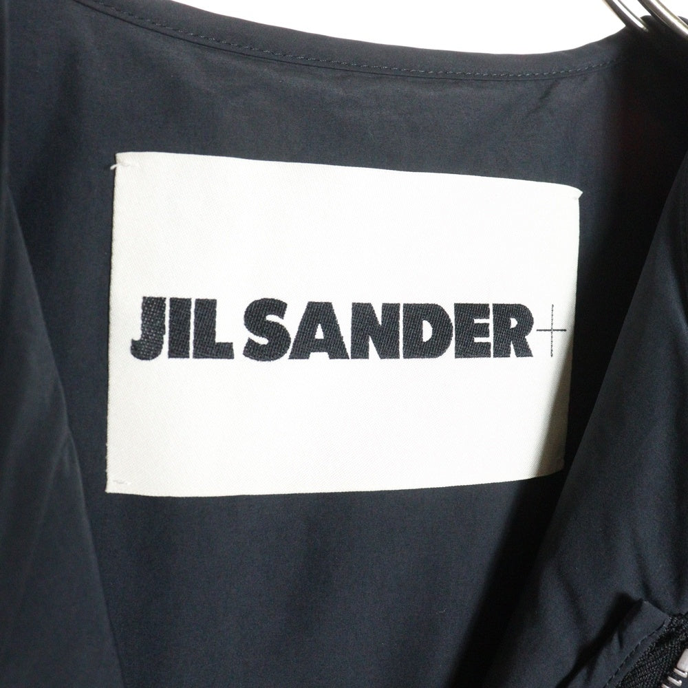 JIL SANDER +(ジルサンダープラス) 24SS Water Repellent Padded Vest ウォーターリペレント パデッド ダウンフェザーベスト ブラック J47AF0131