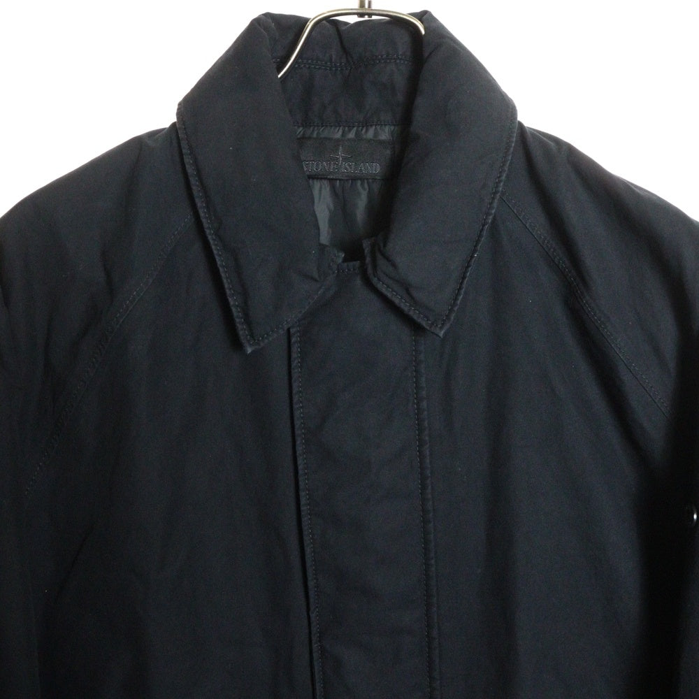 STONE ISLAND(ストーンアイランド) GHOST PADDING JACKET ゴーストパディング ジップアップロングジャケット コート ブラック 7915710F1