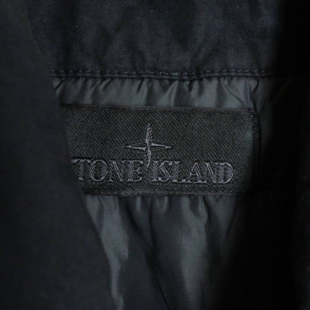 STONE ISLAND(ストーンアイランド) GHOST PADDING JACKET ゴーストパディング ジップアップロングジャケット コート ブラック 7915710F1