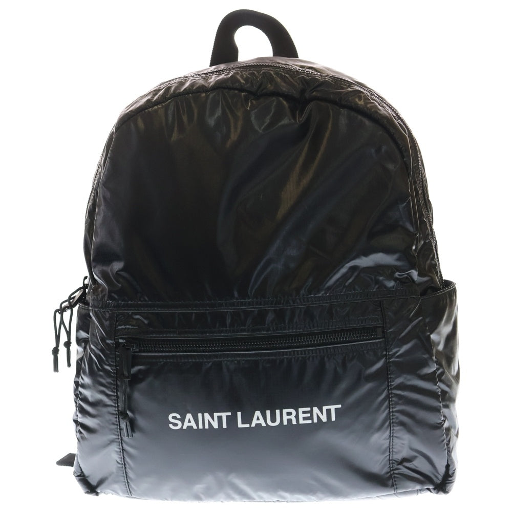 SAINT LAURENT PARIS(サンローランパリ) NUXX ヌックス リップストップ リュックサック バックパック ブラック 623698 HO27Z