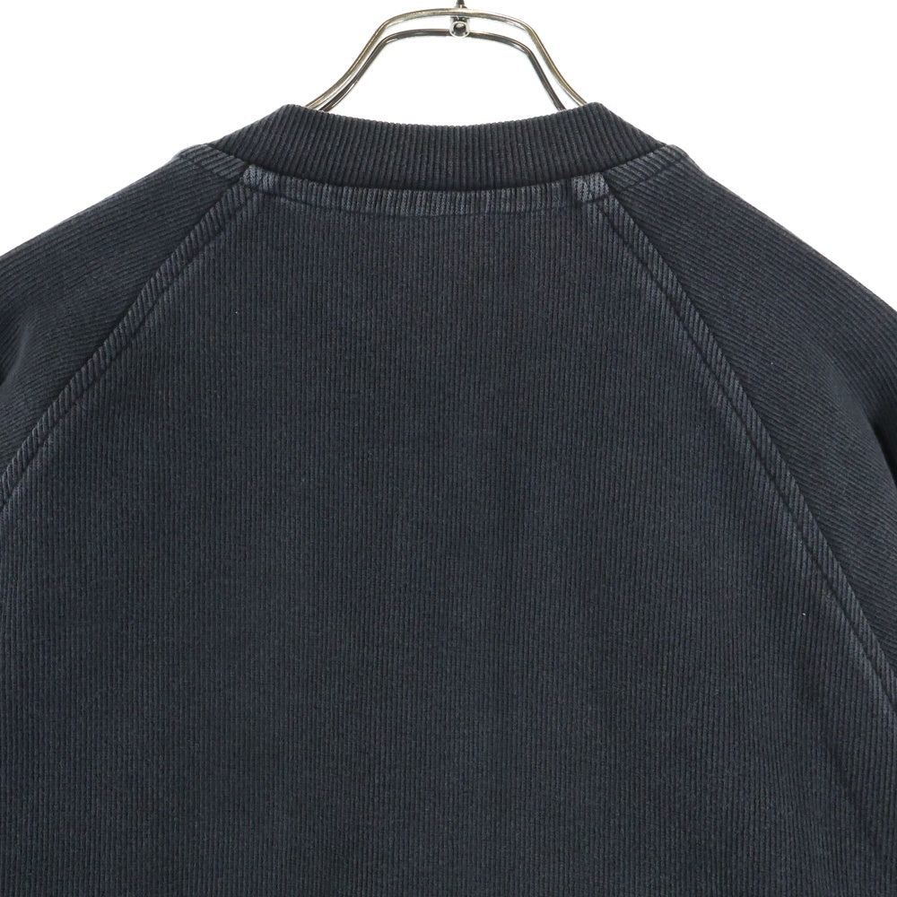 ISAMU KATAYAMA BACKLASH(イサムカタヤマバックラッシュ) STRETCH HEAVY RAGLAN SLEEVES PULLOVER ストレッチヘビー ラグランスリーブ 長袖クルーネックプルオーバー ブラック 2138-01