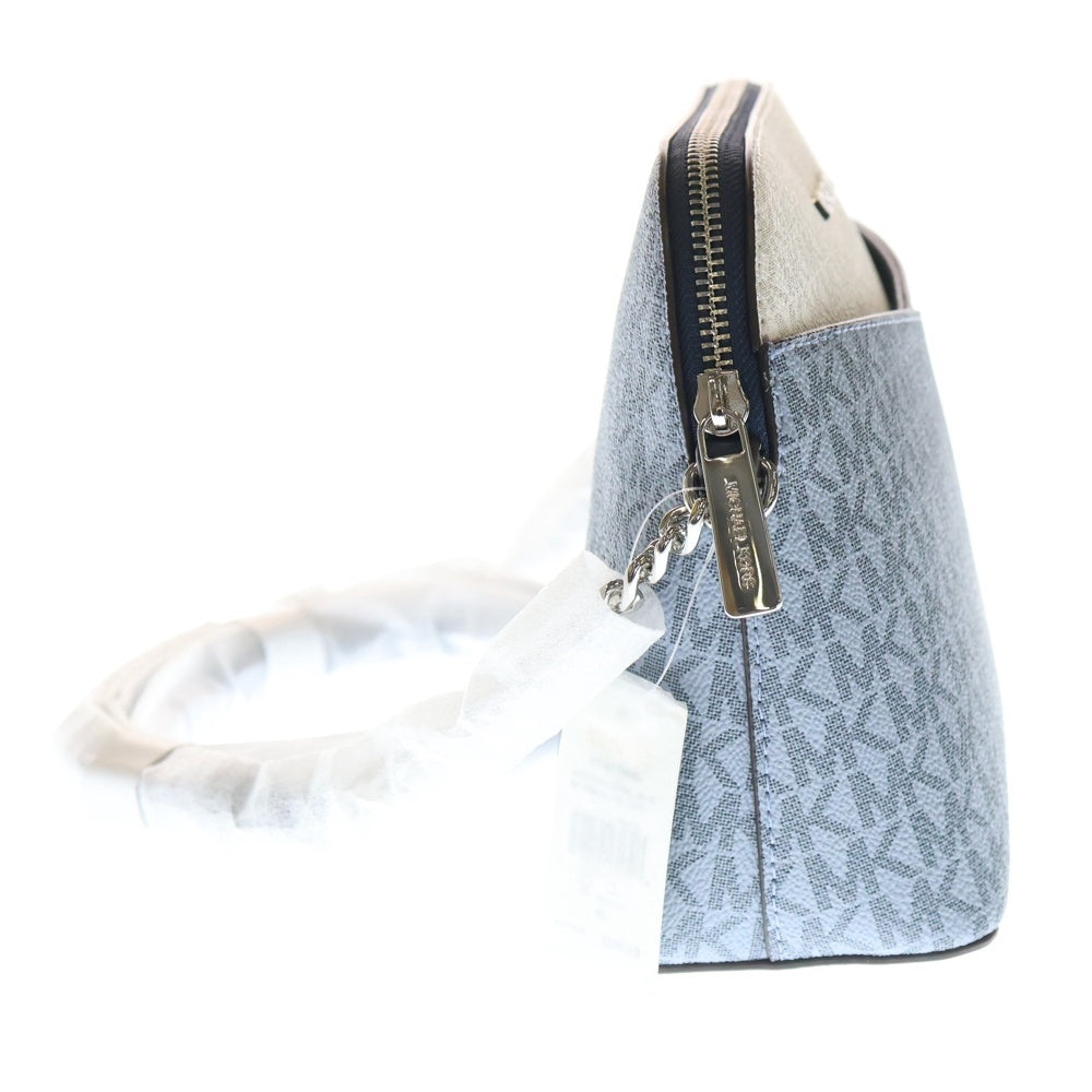 MICHAEL KORS(マイケルコース) SIGNATURE LOGO CROSSBODY BAG シグネチャー ロゴ クロスボディ ショルダーバッグ ブルー/ホワイト 35S5STVC6B
